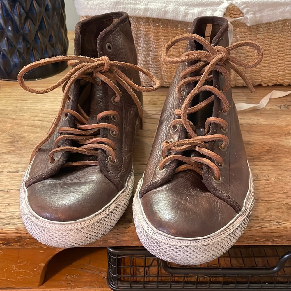 Mens Frye leather sneakers